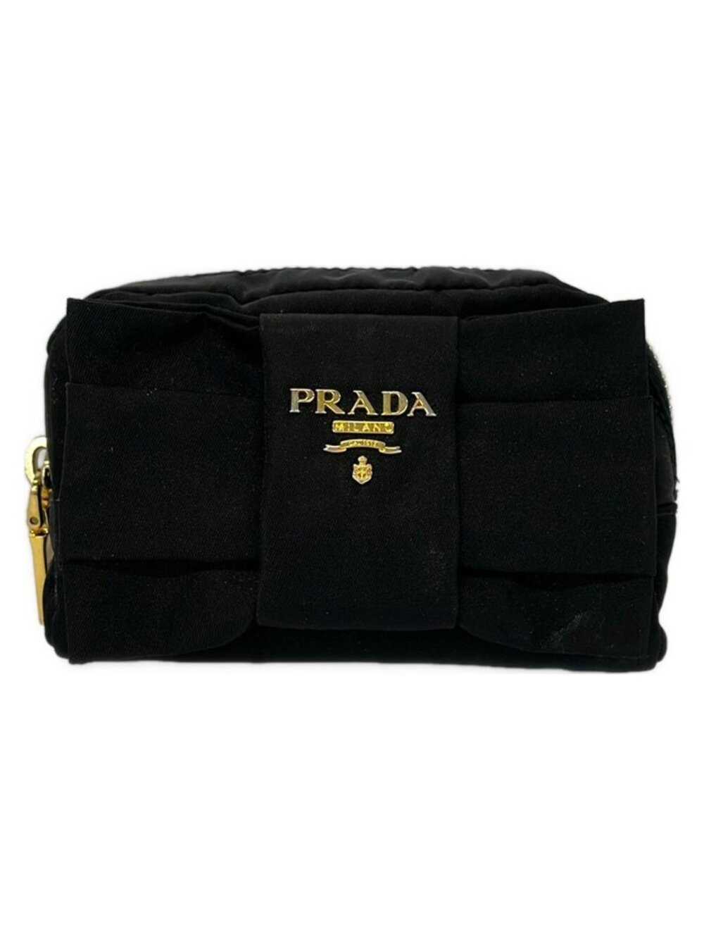 Prada Pouch Black Ribbon